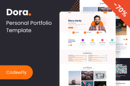 Dora - Personal Portfolio React NextJS Template