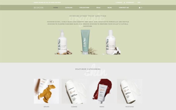 Ecocos - Cosmetics Store eCommerce Modern Shopify Theme