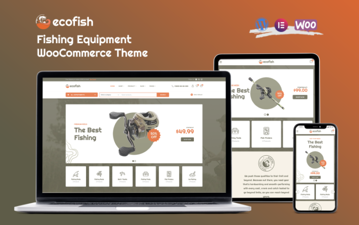 Ecofish - Fishing Equipment WooCommerce Theme