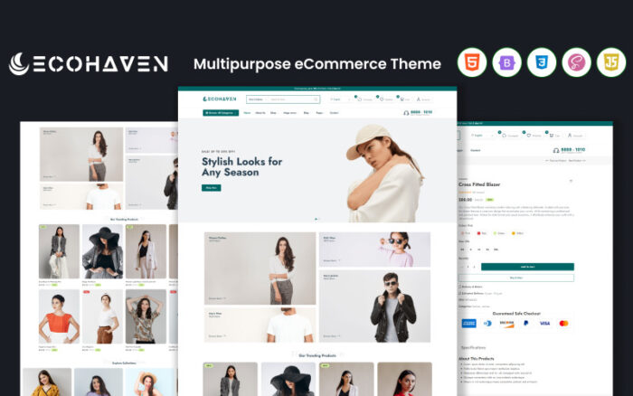 Ecohaven - Multipurpose eCommerce HTML Template Website Template