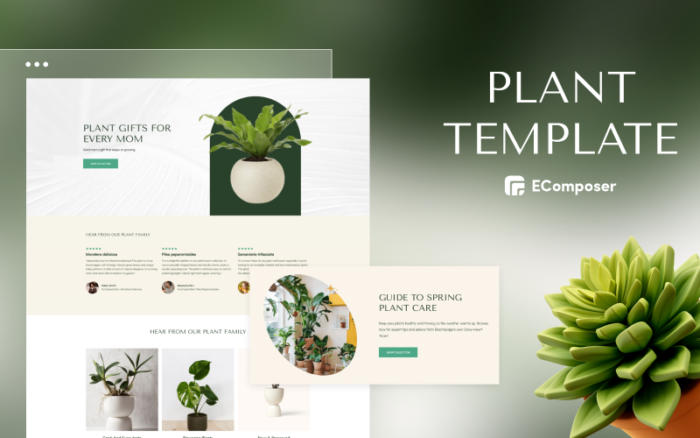 EComposer Free Plant; Garden Shopify Template Shopify Theme