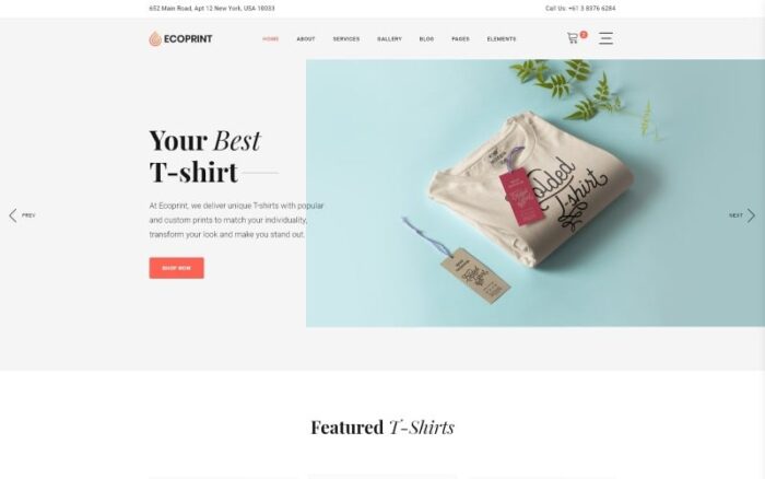 Ecoprint - Print Store Multipage Clean HTML Website Template