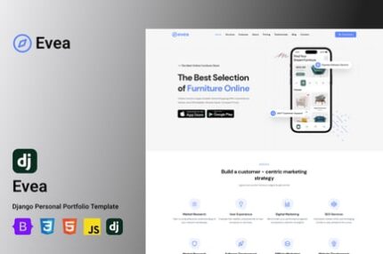 Evea - Django 5 Landing Page Template