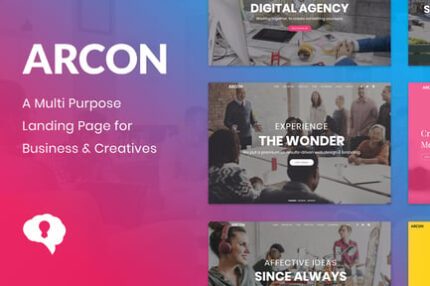 Arcon Studio - Marketing Landing Page