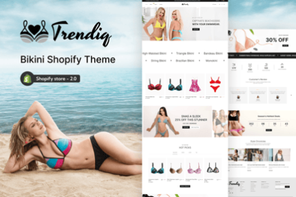 Trendiq - Lingerie, Bikini Store Shopify Theme