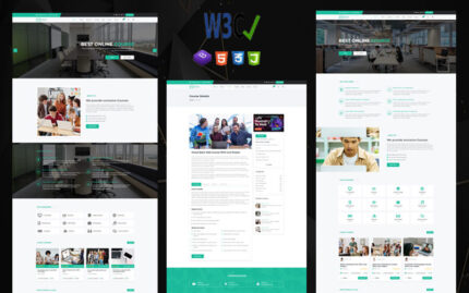 Educam | Education & Online Courses HTML Template. Website Template