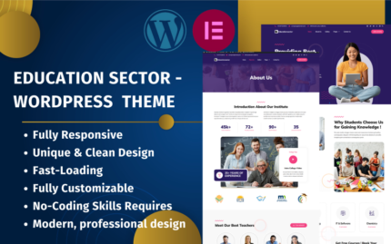 Education Sector - Free Educational WordPress Theme