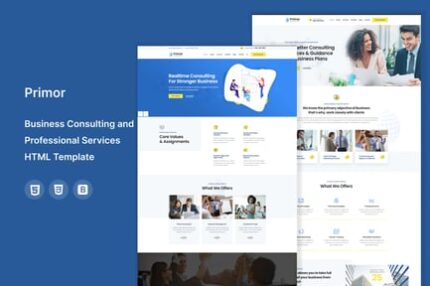 Primor -Consulting and Professional  HTML Template