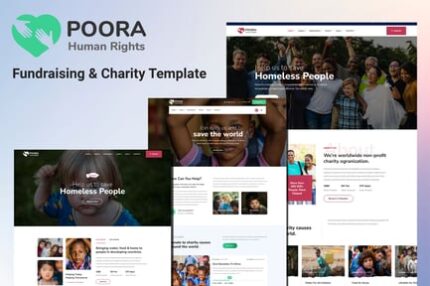 Poora - Fundraising & Charity Template