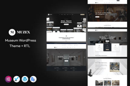 Muzex - Museum WordPress Theme