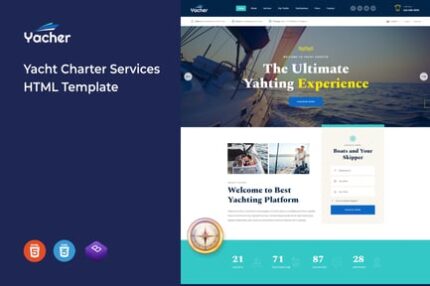 Yacher - Yacht Charter Services HTML Template