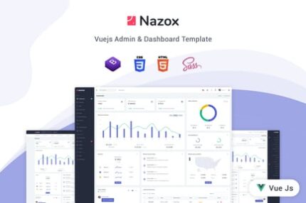 Nazox - Vue Js Admin & Dashboard Template