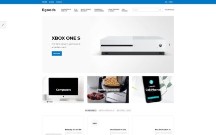 Egoods - Modern Electronics Shop OpenCart Template