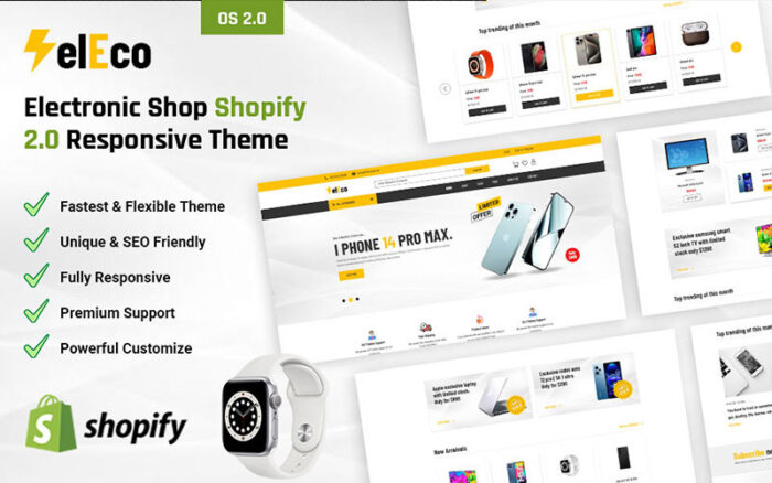 elEco - Electronic Shop Shopify 2.0 Responsive Theme Shopify Theme