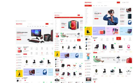 Electrolo - Electronics Ecommerce Website template Website Template