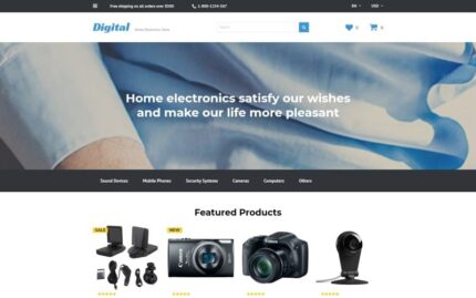 Electronic Store OpenCart Template