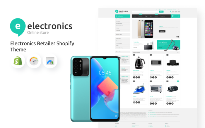 Electronics Retailer eCommerce Shopify Theme