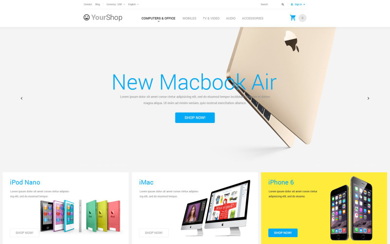 Electronics Store PrestaShop Theme