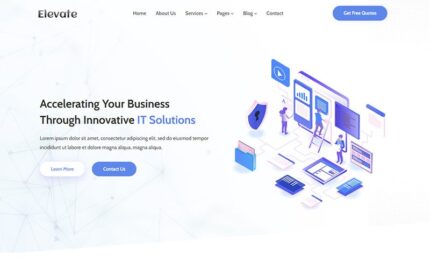 Elevate - IT Solutions & Business Services Website Template