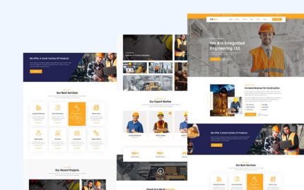 Entrepot - Factory Industrial HTML5 Template Website Template