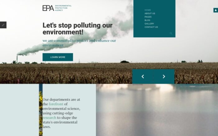 EPA Responsive Joomla Template