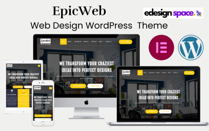 Epicweb - Web Design WordPress Theme