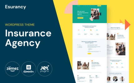 Esurancy - Insurance Agency Services WordPress Theme