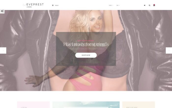 Eveprest - Lingerie PrestaShop Theme