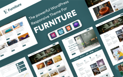 EZ Furniture – Stylish WordPress Theme for Interior Design and Furniture Stores