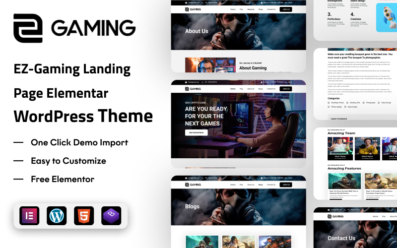 EZ Game and Casino: The Ultimate Resource for Game and Casino Walkthroughs and Tips WordPress Theme