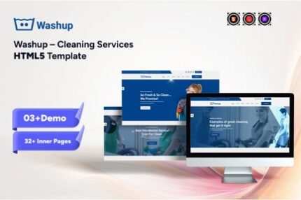 Washup – Cleaning Services HTML5 Template