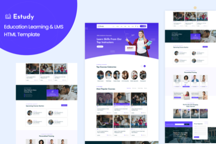 Education Learning & LMS HTML Template-Estudy