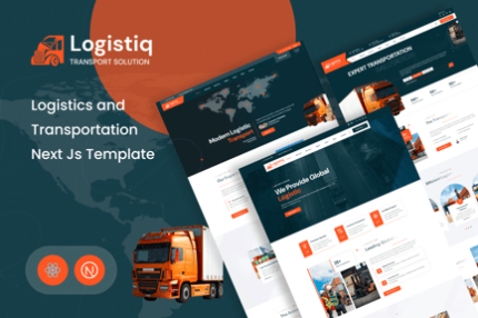 Logistiq - Logistics and Transportation Next Js