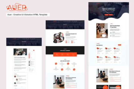 Auer - Creative & It Solution HTML Template