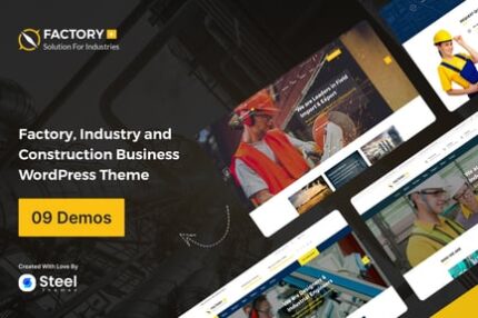 Factory Plus -  Oil & Gas Industry WordPress Theme