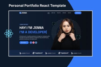 Jenna – Personal Portfolio Template