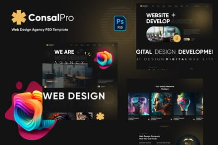 ConsalPro - Web Design Agency PSD Template