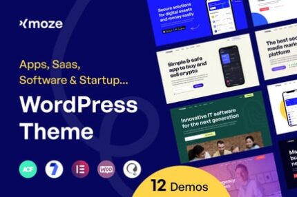 Xmoze - Saas Software Startup WordPress