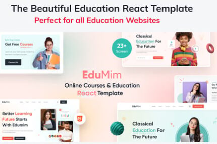 Edumim – Education React Template