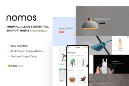 Nomos - Minimal, Clean & Beautiful Shopify Theme