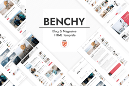 Benchy - Blog & Magazine HTML Template