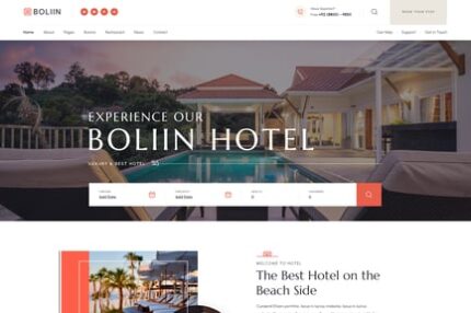 Boliin - Resort & Hotel Booking WordPress Theme