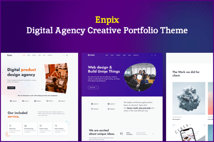 Enpix | Digital Agency Creative Portfolio Theme