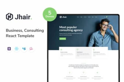 Jhair - Business, Consulting React Template