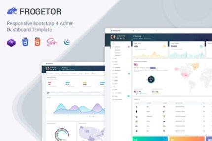 Admin - Admin Dashboard Template Frogetor