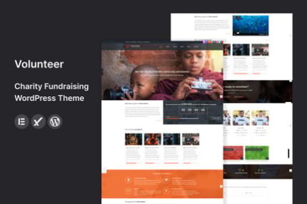 Volunteer - Charity/Fundraising WordPress Theme