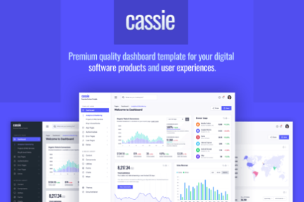 Cassie Responsive Bootstrap 4 Dashboard Template