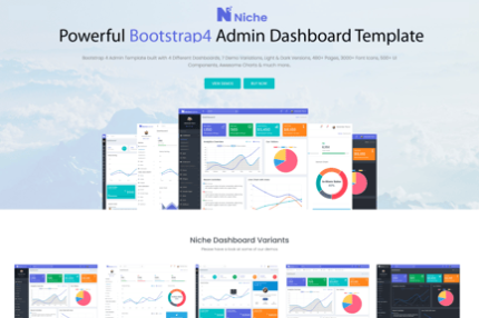 Niche - Bootstrap 4 Dashboard and Admin Template