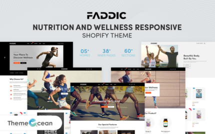 Faddic - Nutrition And Wellness Responsive Shopify Theme