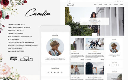 Fashion & Lifestyle WordPress Blog Theme WordPress Theme